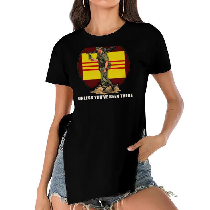 Dont Mean Nuthin Unless Youve Been There Vietnam Veterans Day Women's Short Sleeves T-shirt With Hem Split