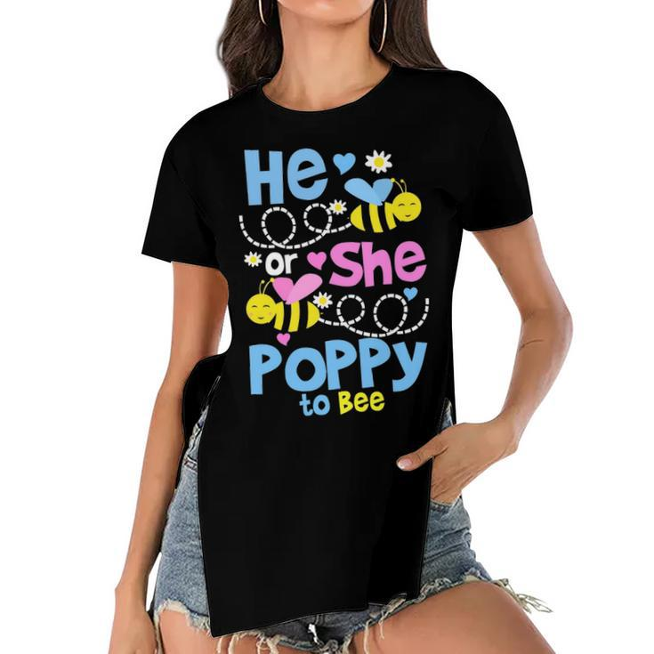 Poppy Grandpa Gift   He Or She Poppy To Bee Women's Short Sleeves T-shirt With Hem Split