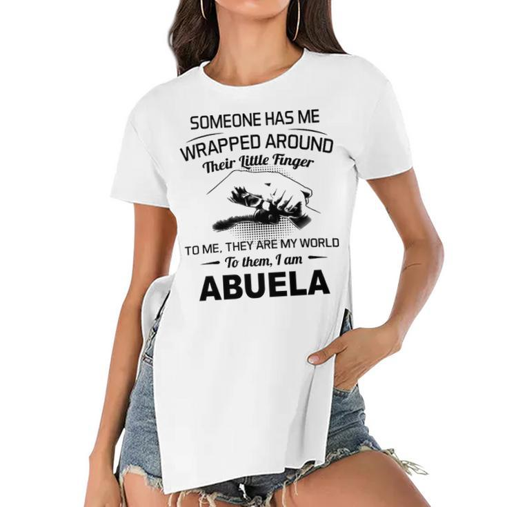 Abuela Grandma Gift   To Them I Am Abuela Women's Short Sleeves T-shirt With Hem Split