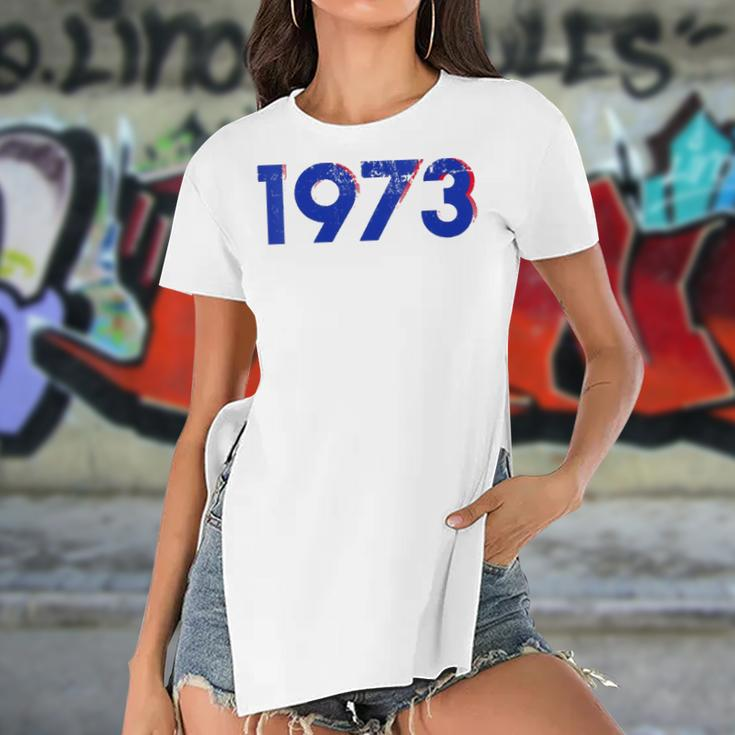 Womens Pro Choice 1973 Womens Roe - Prochoice Women's Short Sleeves T-shirt With Hem Split