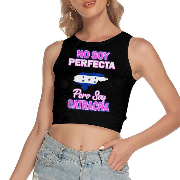 Camisas Catrachas Honduras Flag Camisas De Honduras Women's Crop Top Tank Top