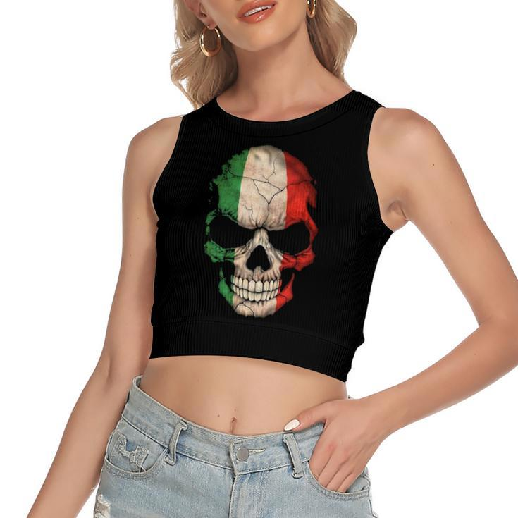 Italy Italian Clothes Italy S For Italy Women's Crop Top Tank Top