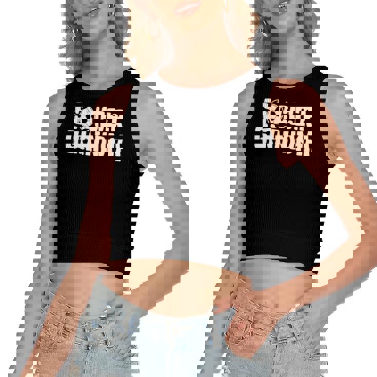 Soccer Grandma For Grandmothers Soccer Lover Women's Crop Top Tank Top