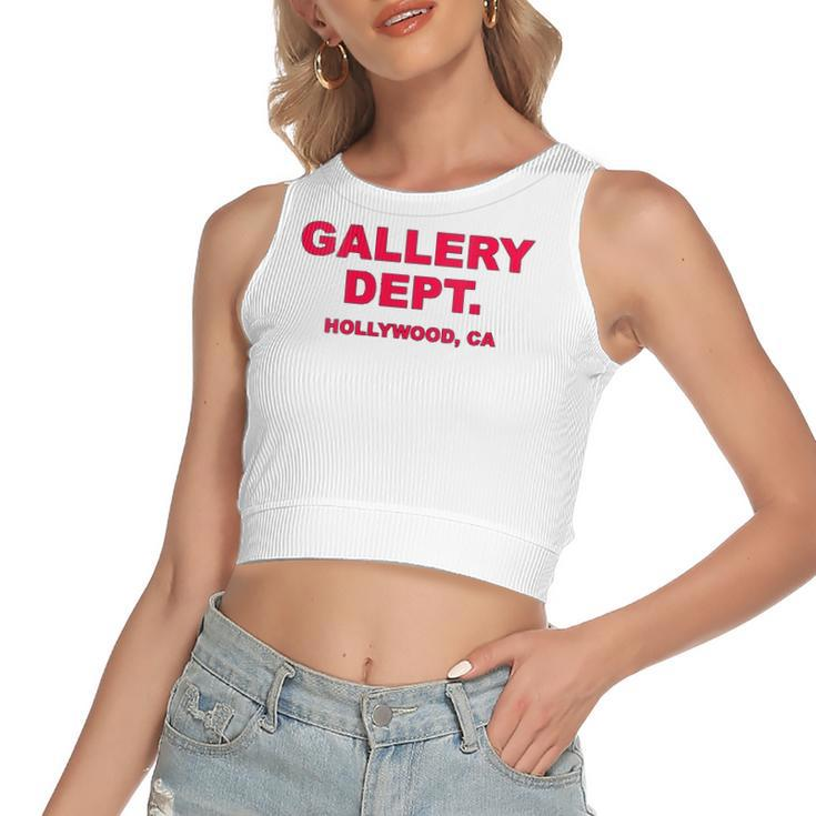 Gallery Dept Hollywood Ca Clothing Brand Able Women's Crop Top Tank Top