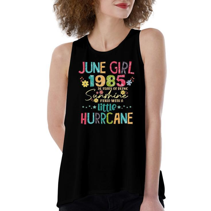 36 Years Old Awesome Since 1985 June Girls 1985 Women's Loose Tank Top