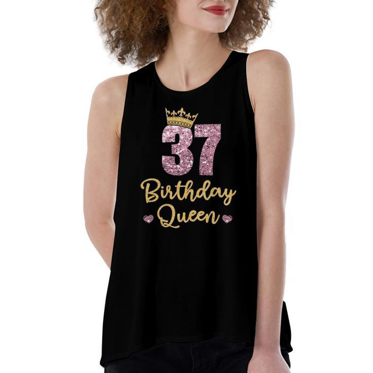 37 Birthday Queen 37Th Birthday Queen 37 Years Women's Loose Tank Top