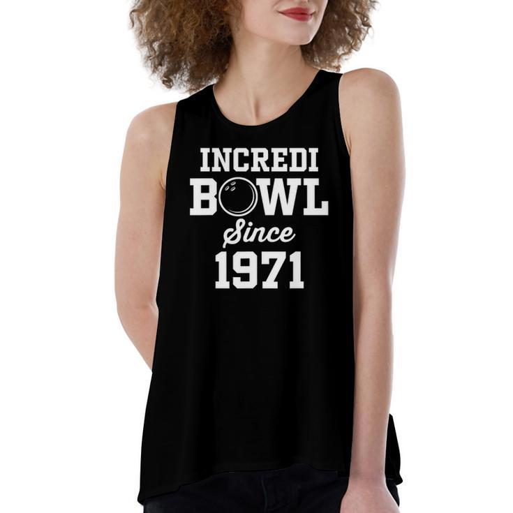 51 Years Old Bowler Bowling 1971 51St Birthday Women's Loose Tank Top