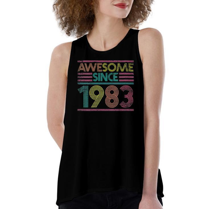 Awesome Since 1983 39Th Birthday 39 Years Old Women's Loose Tank Top