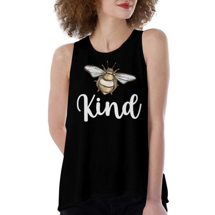 Bee Kind Kindness Matters Women Kids Be Kind Teacher  Women's Loose Fit Open Back Split Tank Top