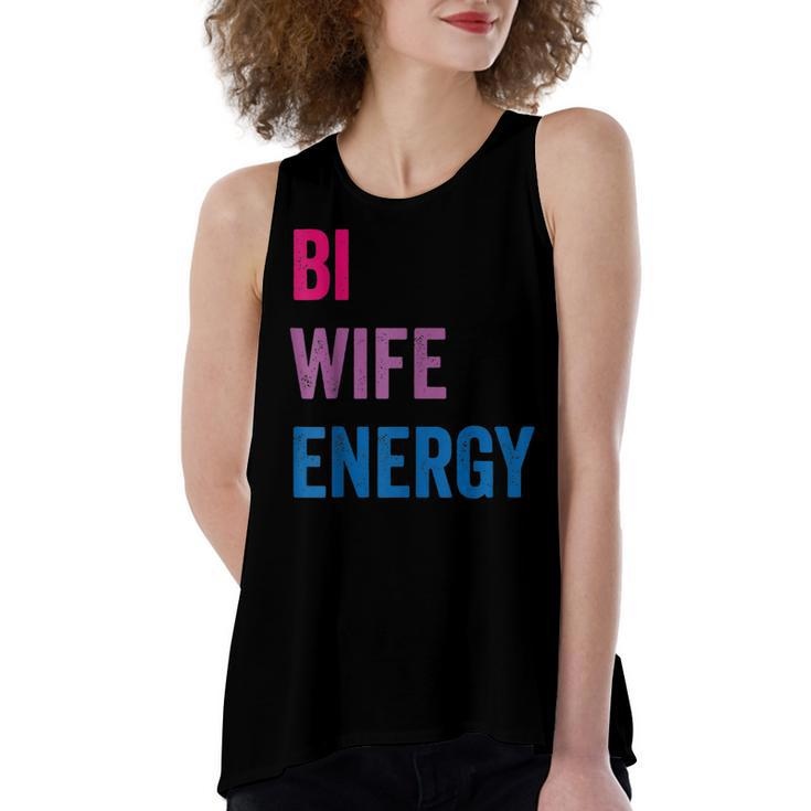 Bi Wife Energy Lgbtq Support Lgbt Lover Wife Lover Respect Women's Loose Tank Top