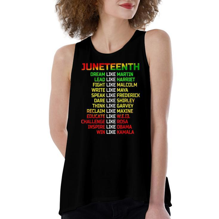 Black Freeish Since 1865 Party Decorations Juneteenth Women's Loose Tank Top