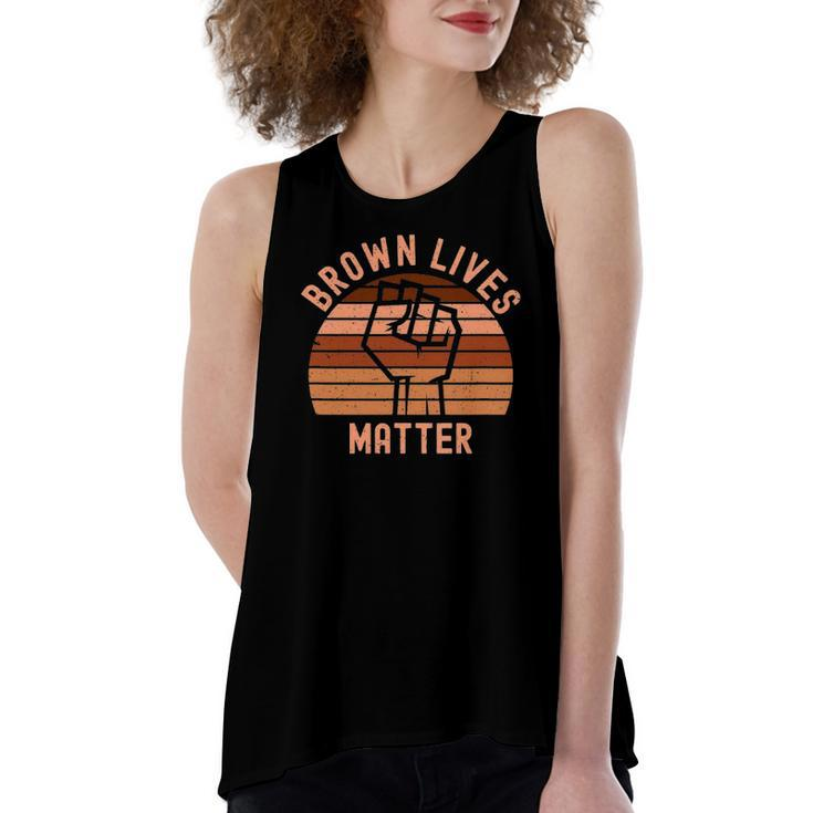 Brown Lives Matter Melanin For And Toddler Women's Loose Tank Top