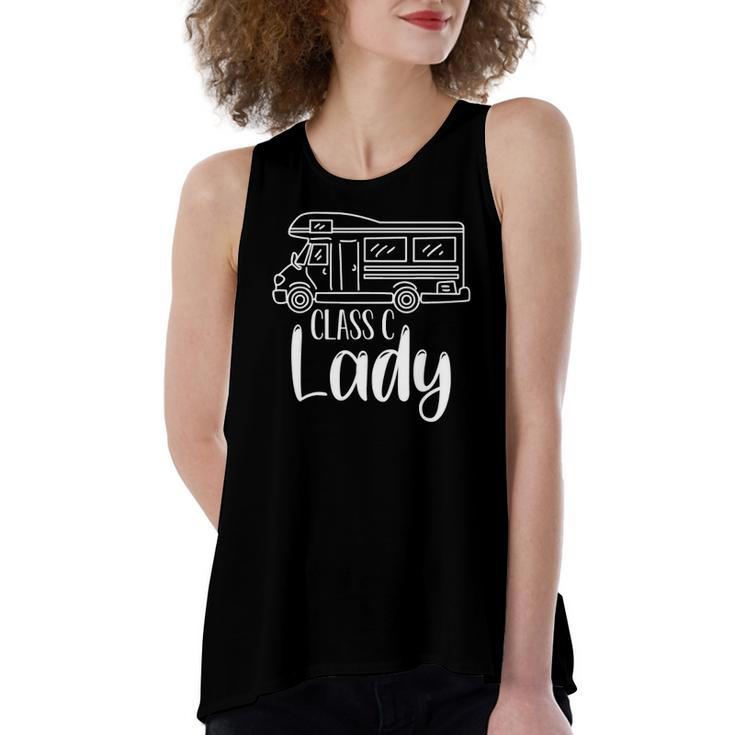 Class C Lady Rv Recreational Vehicle Camping Road Trip Women's Loose Tank Top