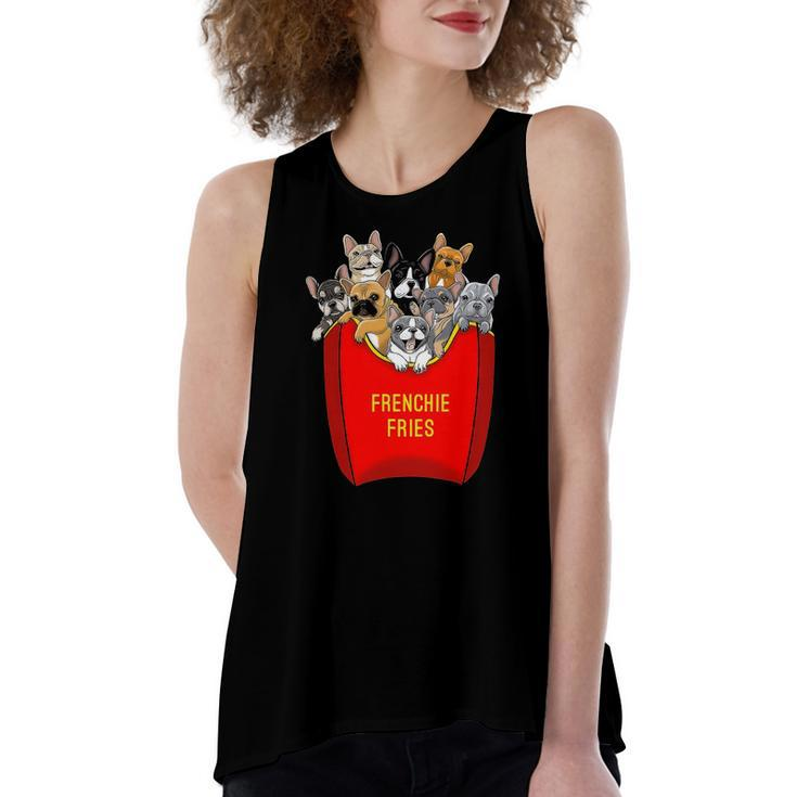 Frenchie Fries French Bulldog Lover Dog Mom Bulldog Owner Women's Loose Tank Top