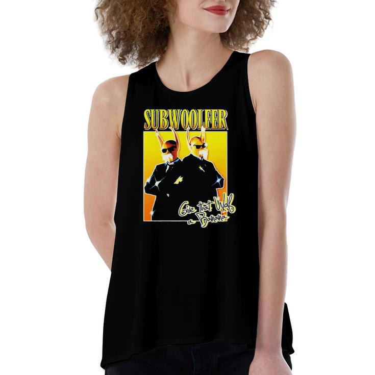 Give That Wolf A Banana Norway Eurovision 2022 Subwoolfer Bootleg 90S Women's Loose Tank Top