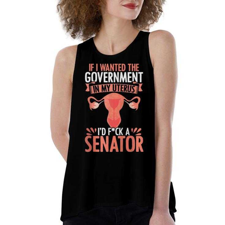 Government In My Uterus Feminist Reproductive Rights Women's Loose Tank Top