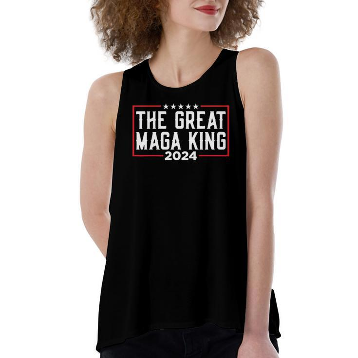 The Great Maga King 2024 Ultra Maga Republican For Women's Loose Tank Top