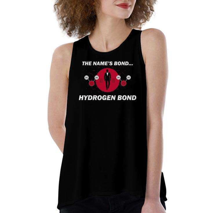 Hydrogen Bond Science Teacher Tee Women's Loose Tank Top