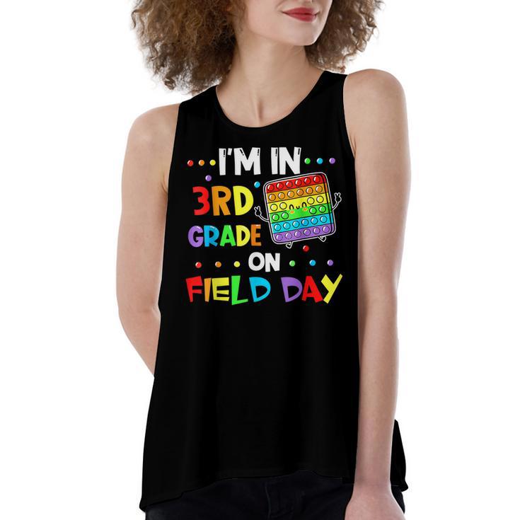 Im In 3Rd Grade On Field Day 2022 Pop It Kids Boys Girls  Women's Loose Fit Open Back Split Tank Top