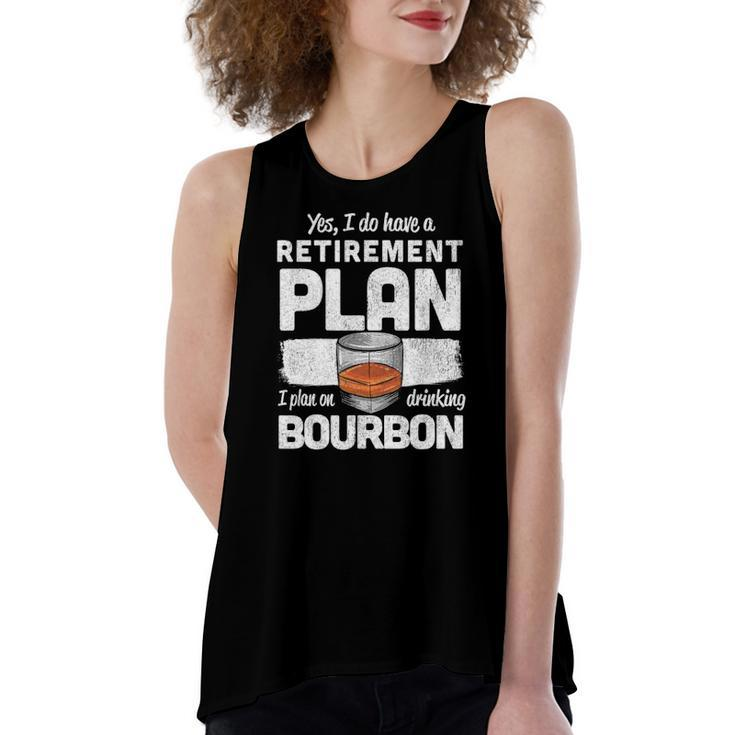 Kentucky Bourbon Whiskey Retirement Malt Whisky Retiree Women's Loose Tank Top