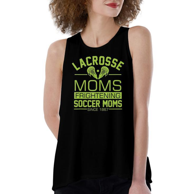 Lacrosse Moms Frightening Soccer Moms Lax Boys Girls Team Women's Loose Tank Top
