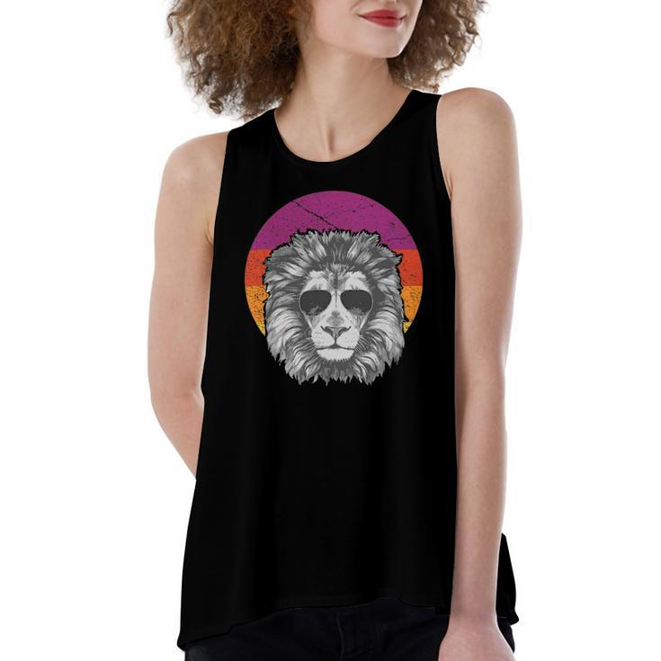 Lion Lover Lion Graphic Tees For Cool Lion Women's Loose Tank Top