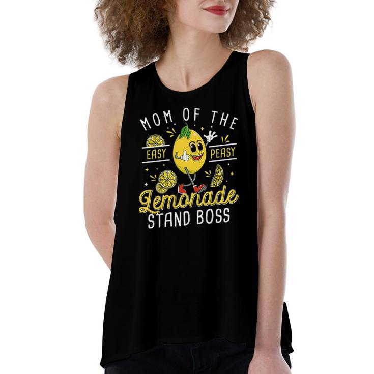Mom Of The Lemonade Stand Boss Lemon Sell Lemonade Women's Loose Tank Top