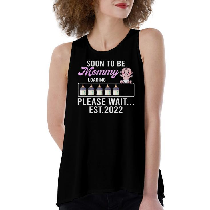 New Mom Pregnancy Announcement Soon To Be Mommy Women's Loose Tank Top