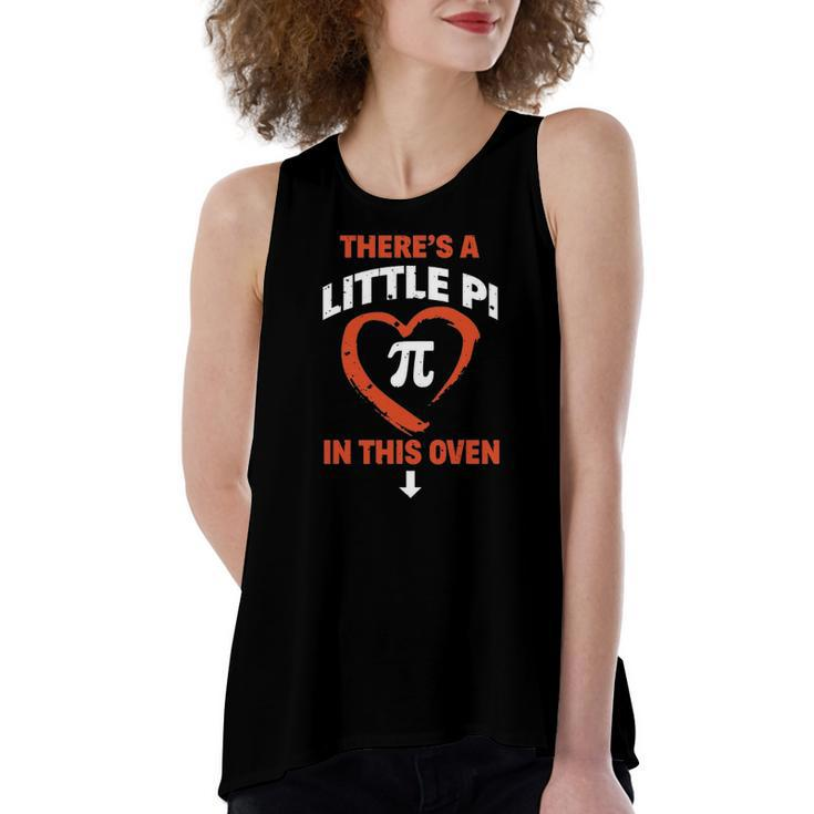 Pi Day Math For Pregnancy Announcement Baby Shower Mom Women's Loose Tank Top