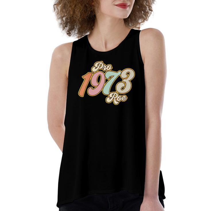 Pro 1973 Roe Mind Your Own Uterus Retro Groovy Women's Loose Tank Top
