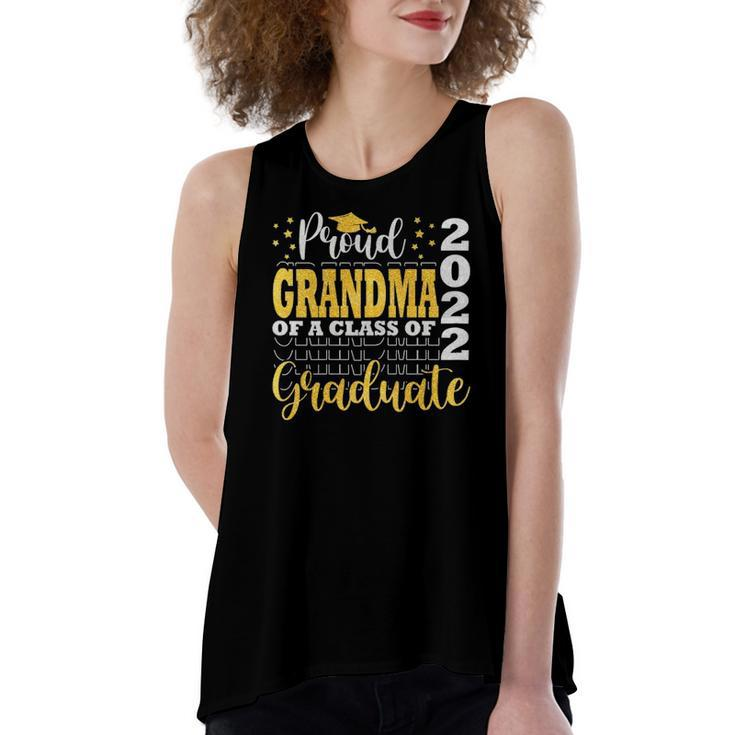 Proud Grandma Of A Class Of 2022 Graduate Senior 22 Proud Grandma Women's Loose Tank Top