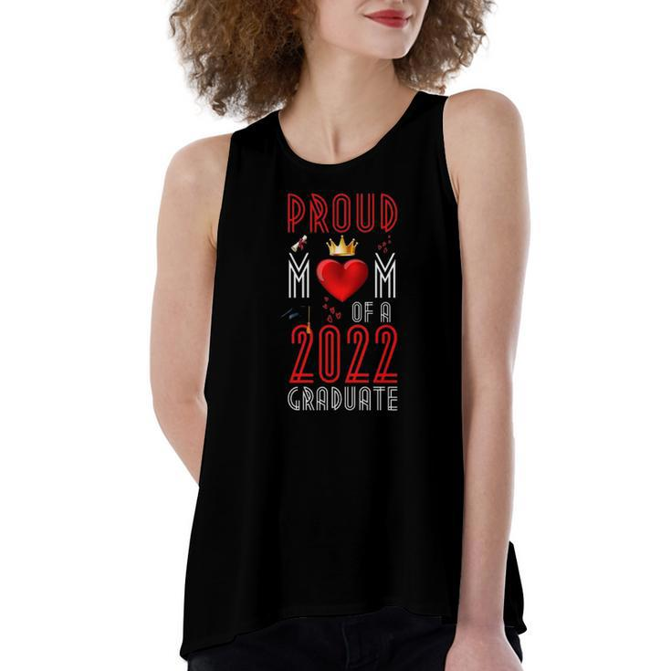 Proud Mom Of A 2022 Graduate Graduation 2022 Mother Red Women's Loose Tank Top
