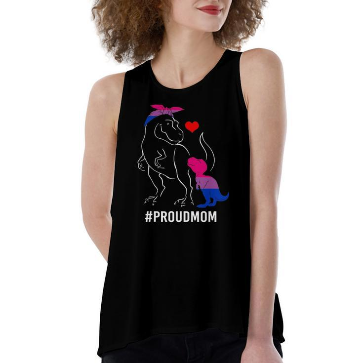 Proud Mom Dinosaurrex Mama Bisexual Pride Women's Loose Tank Top