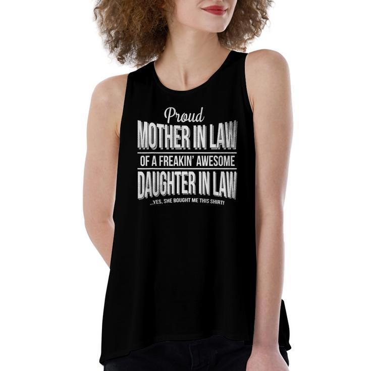 Proud Mother In Law Of A Freakin Awesome Daughter In Law Women's Loose Tank Top
