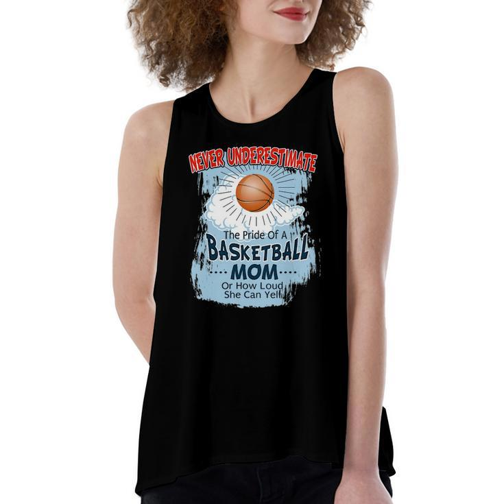 Never Underestimate The Pride Of A Basketball Mom Women's Loose Tank Top