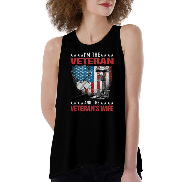 Im The Veteran And The Veterans Wife Female Veterans Women's Loose Tank Top