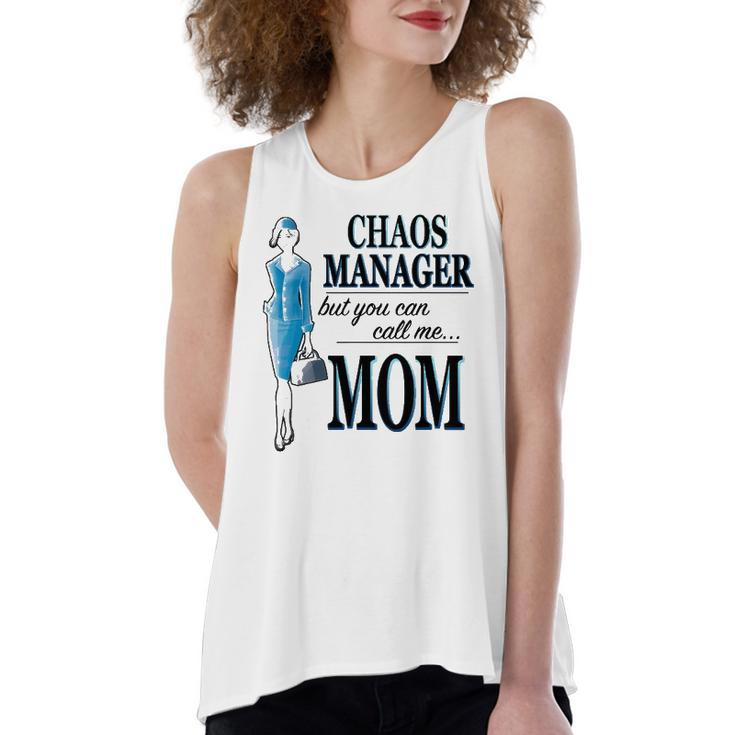 Chaos Manager But You Can Call Me Mom Women's Loose Tank Top