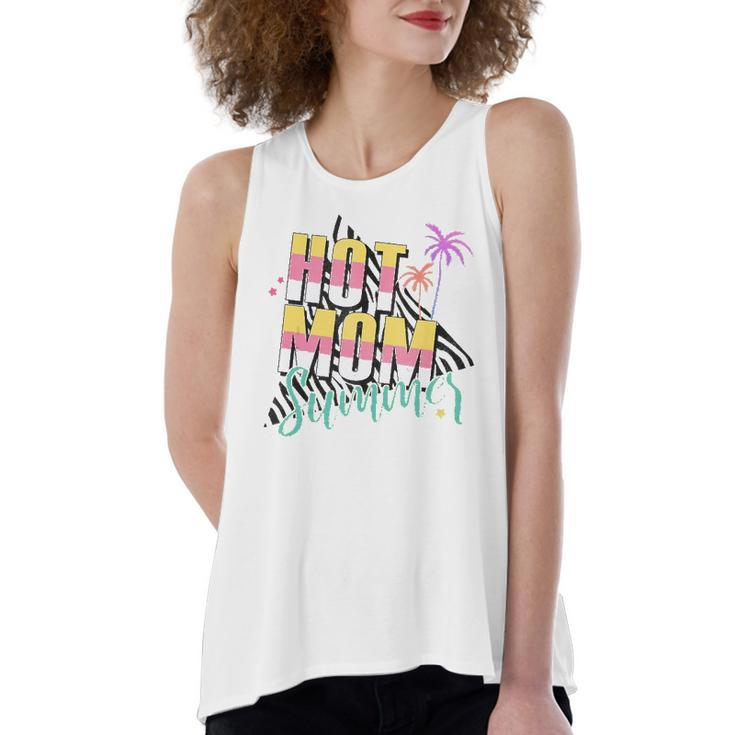 Hot Mom Summer Palm Tree Tropical Holiday Trip Women's Loose Tank Top