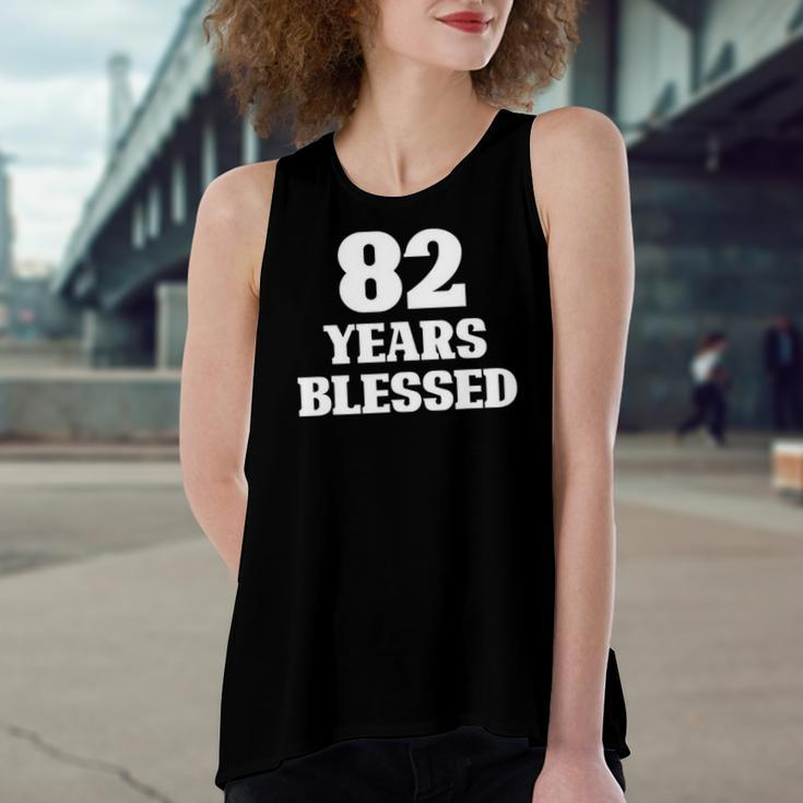 82 Years Blessed 82Nd Birthday Christian Religious Jesus God Women's Loose Tank Top