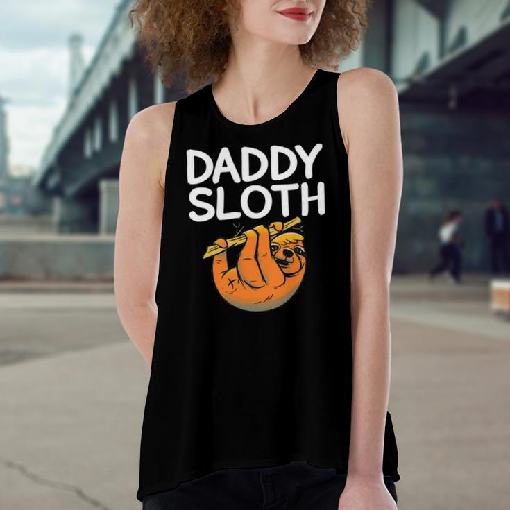 Daddy Sloth Lazy Cute Sloth Father Dad Women's Loose Tank Top
