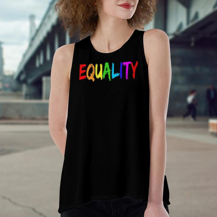 Equality Rainbow Flag Lgbtq Rights Tee Women's Loose Tank Top