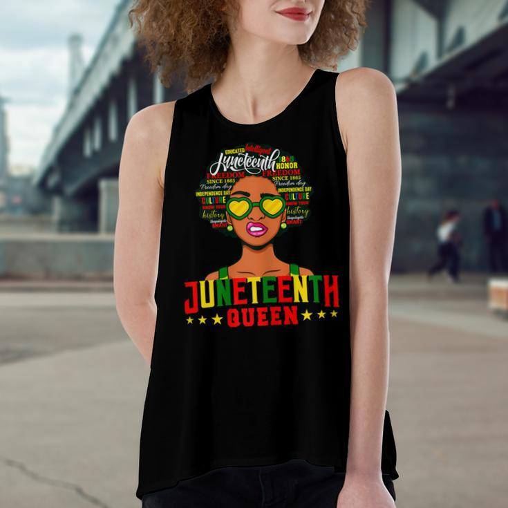 Juneteenth Natural Afro Queen Women's Loose Tank Top