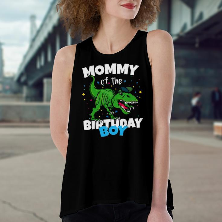 Mommy Of The Birthday Boy Dinosaurrex Anniversary Women's Loose Tank Top