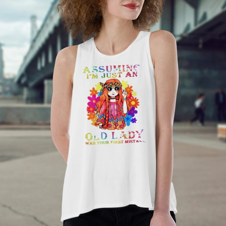 Assuming Im Just An Old Lady Hippie Women's Loose Tank Top