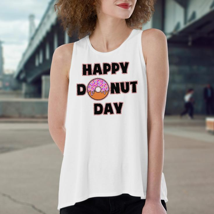 Donut For And Happy Donut Day Women's Loose Tank Top