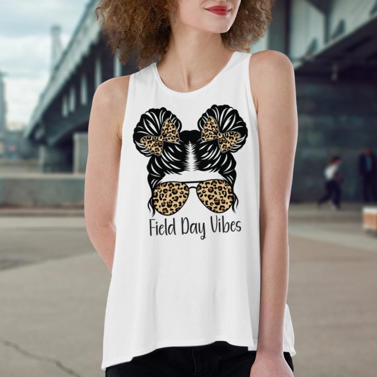 Happy Field Day Field Day Tee Kids Graduation School Fun Day V10 Women's Loose Fit Open Back Split Tank Top