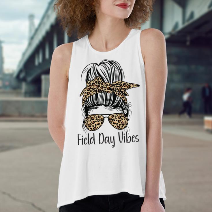 Happy Field Day Field Day Tee Kids Graduation School Fun Day V11 Women's Loose Fit Open Back Split Tank Top