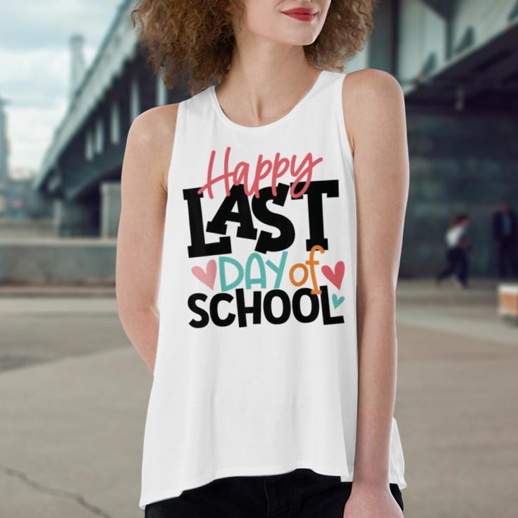 Happy Last Day Of School Funny V3 Women's Loose Fit Open Back Split Tank Top