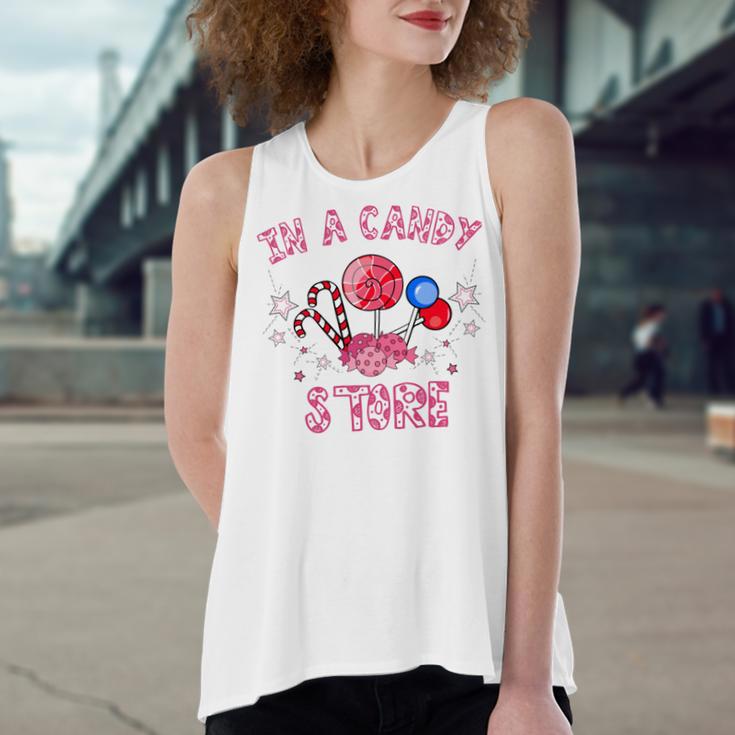 Kid In A Candy Store 35 Trending Shirt Women's Loose Fit Open Back Split Tank Top