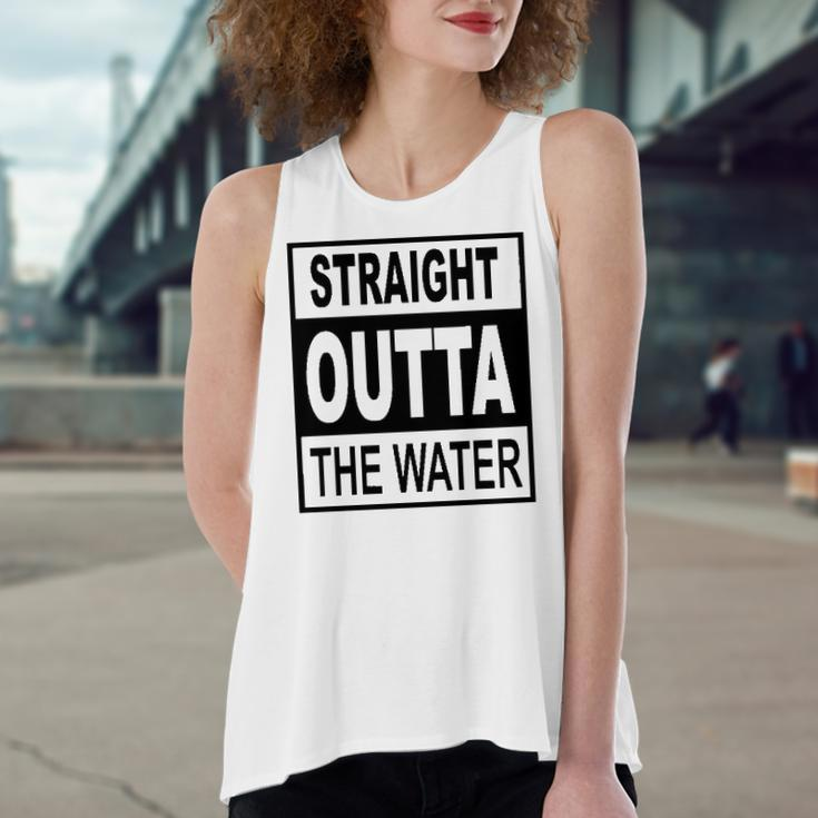 Straight Outta The Water Christian Baptism Women's Loose Tank Top
